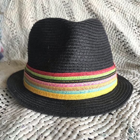american laundry Accessories - Peter Grimm Black Rainbow Fedora Hat
